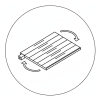 motorized aluminum pergola with led